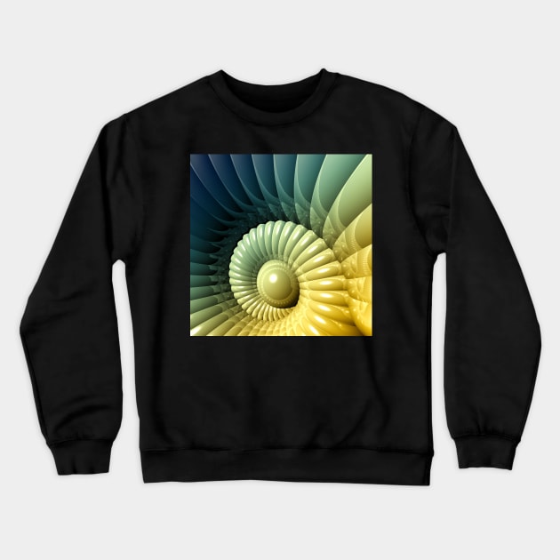 Nautilus Crewneck Sweatshirt by perkinsdesigns